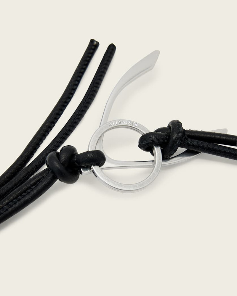 ALLSAINTS METAL WISHBONE BAG CHARM outlook