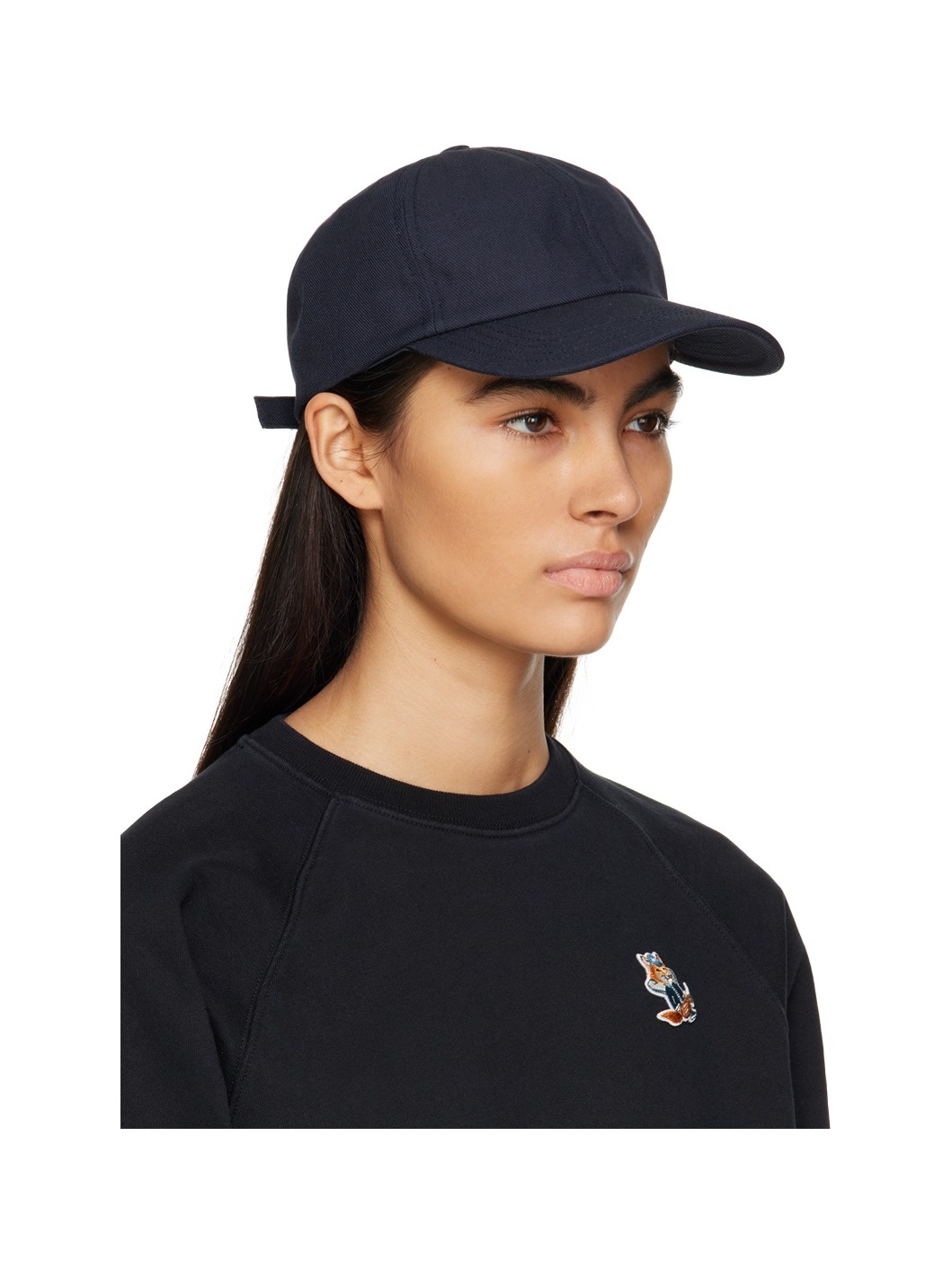 Navy Tricolor Fox Cap - 2
