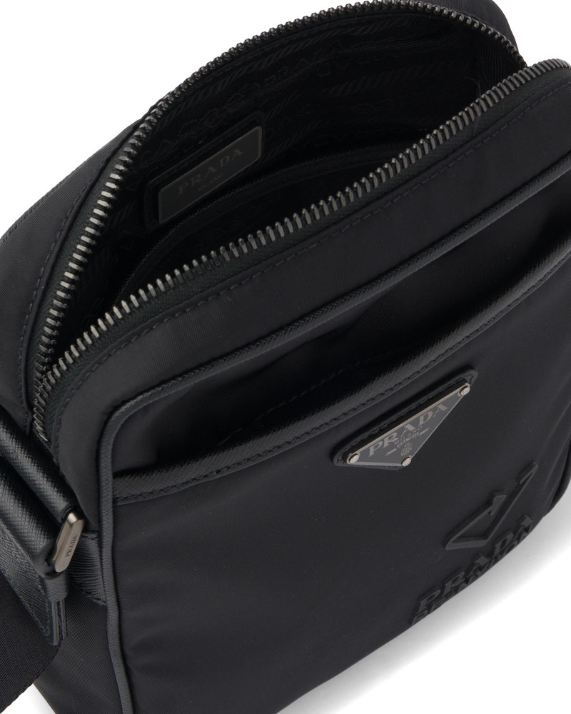 Re-Nylon and Saffiano leather shoulder bag 5