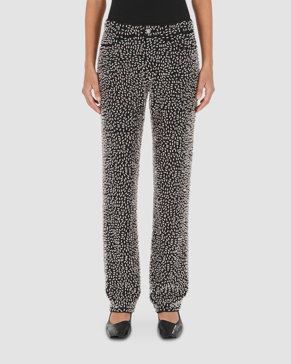 WOMENS STUDDED 6 POCKET JEANS MADE TO ORDER - 2