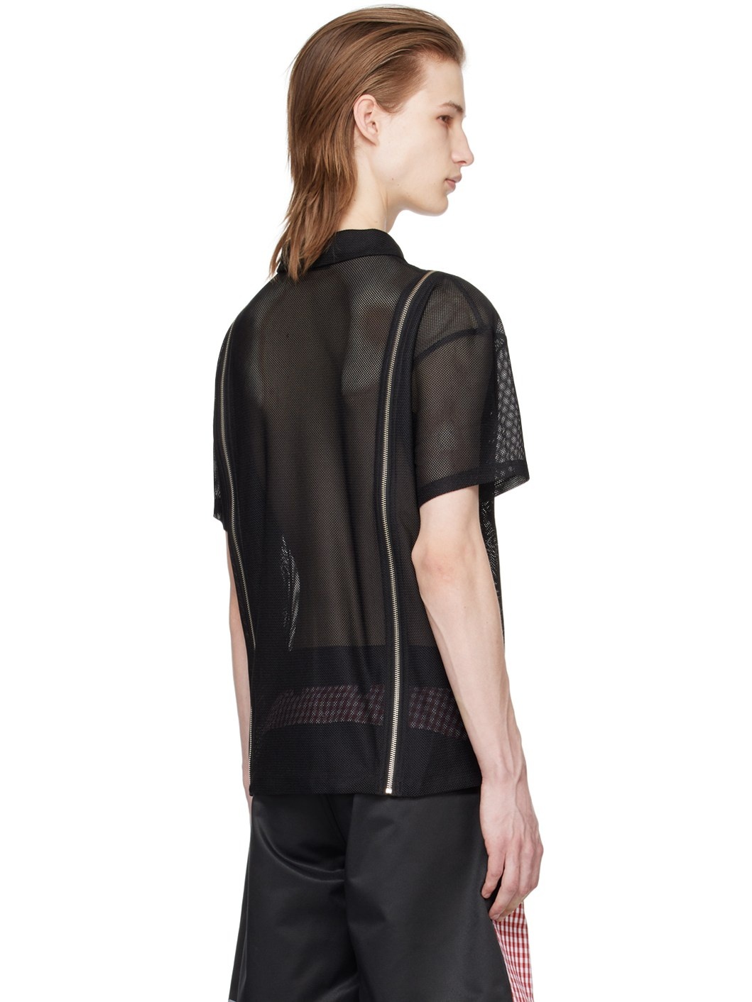 Black Zip Polo - 3