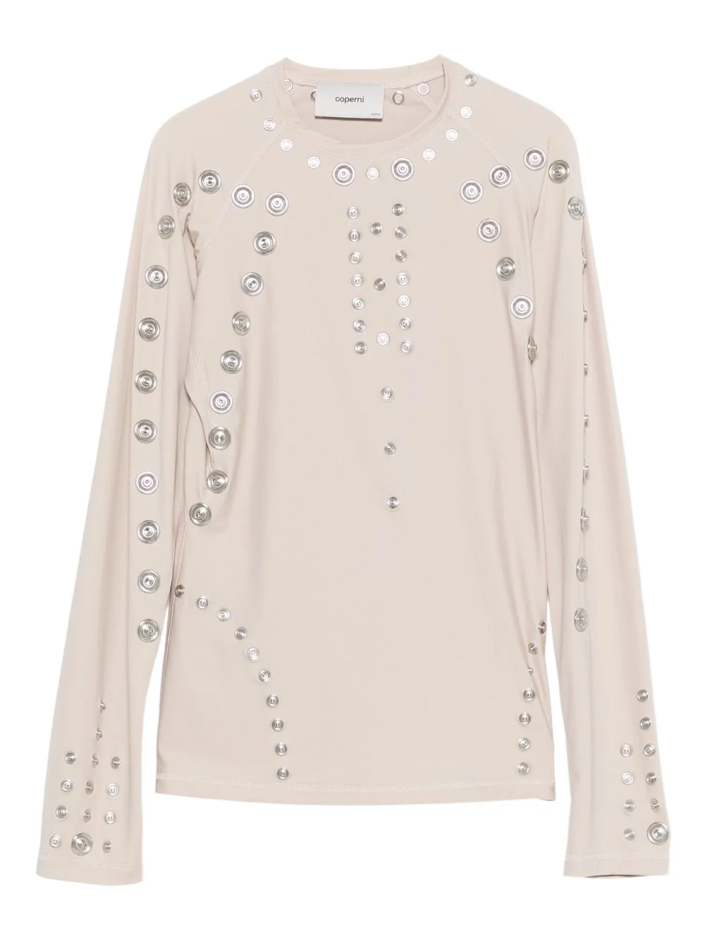 stud-embellished t-shirt - 1