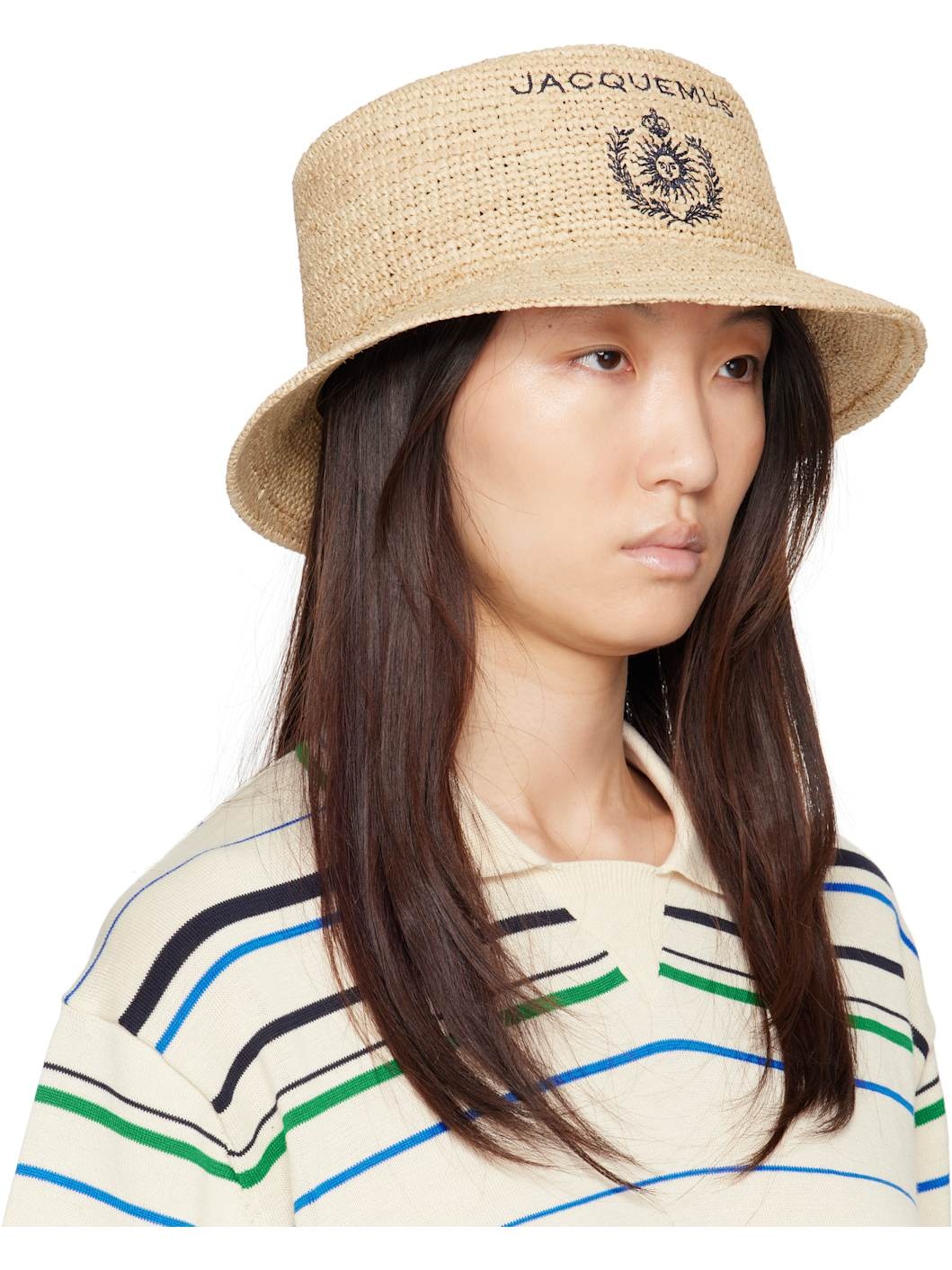 Beige 'Le Bob Pesco' Beach Hat - 2