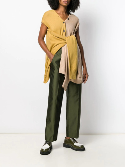 Marni pleated cropped trousers outlook