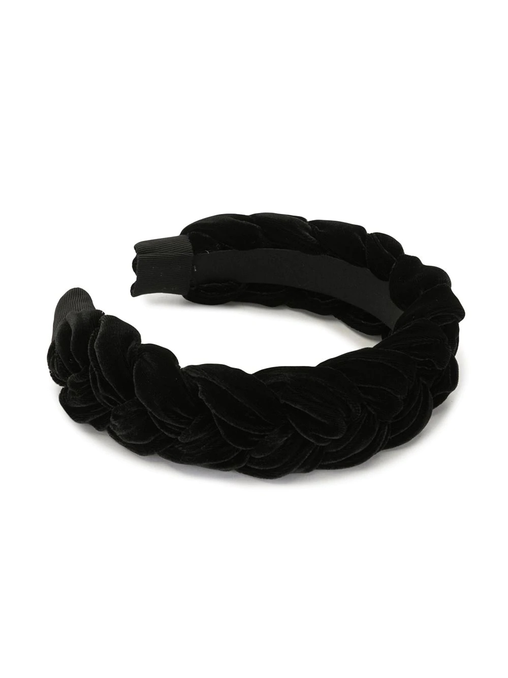 Lorelei braided velvet headband - 2