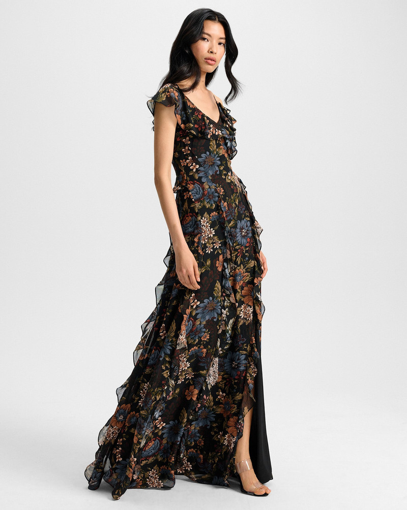 VERONICA BEARD MADELINE SILK MAXI DRESS outlook