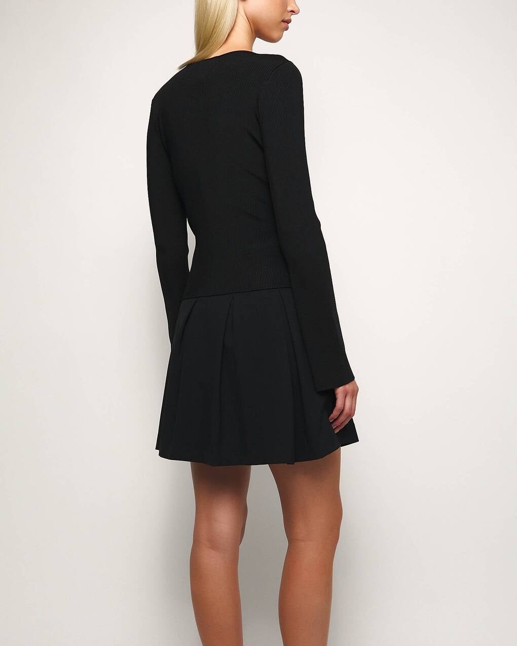 Top Knit Silver Charm  Black - 4