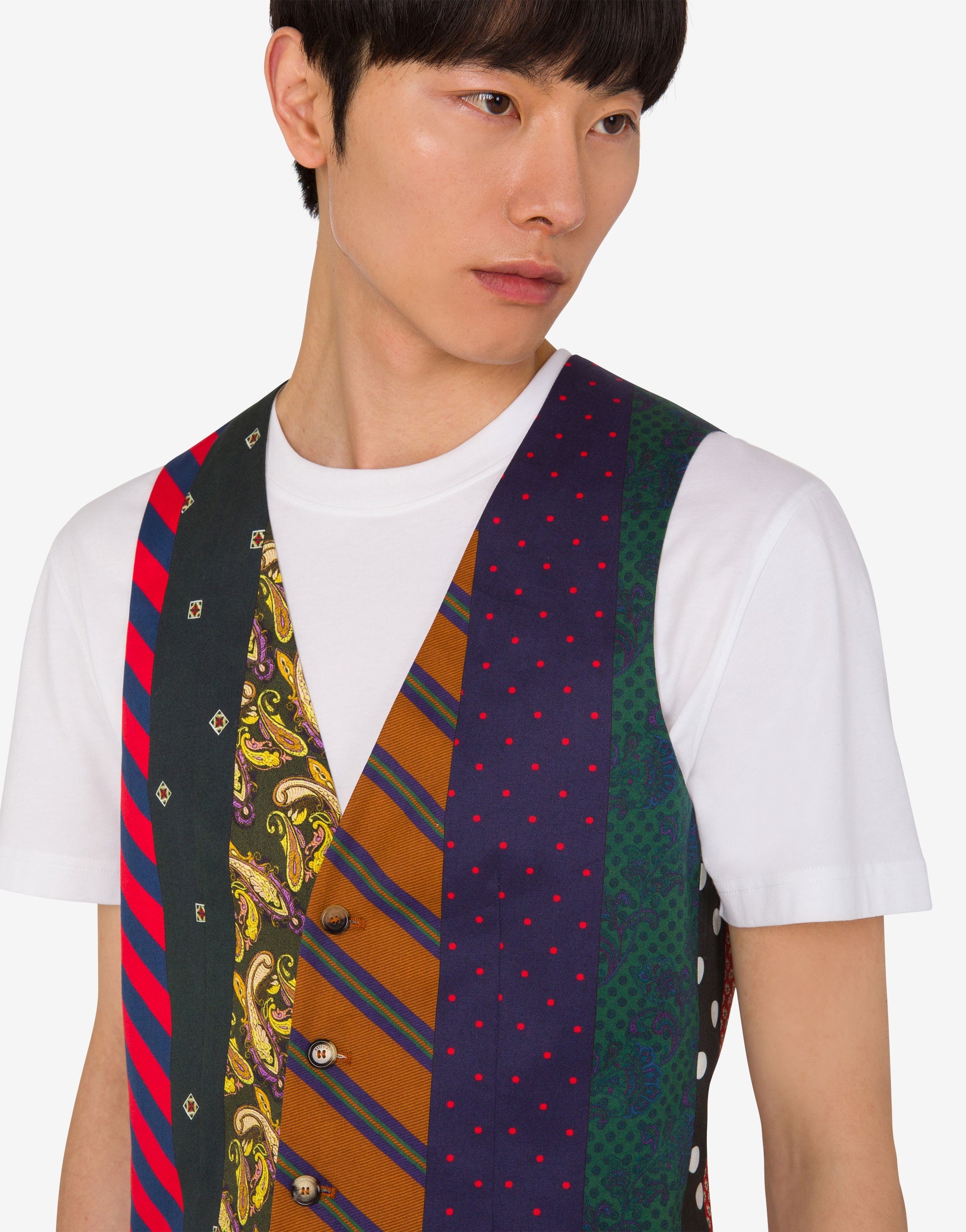 COTTON GABARDINE VEST ARCHIVE - 3