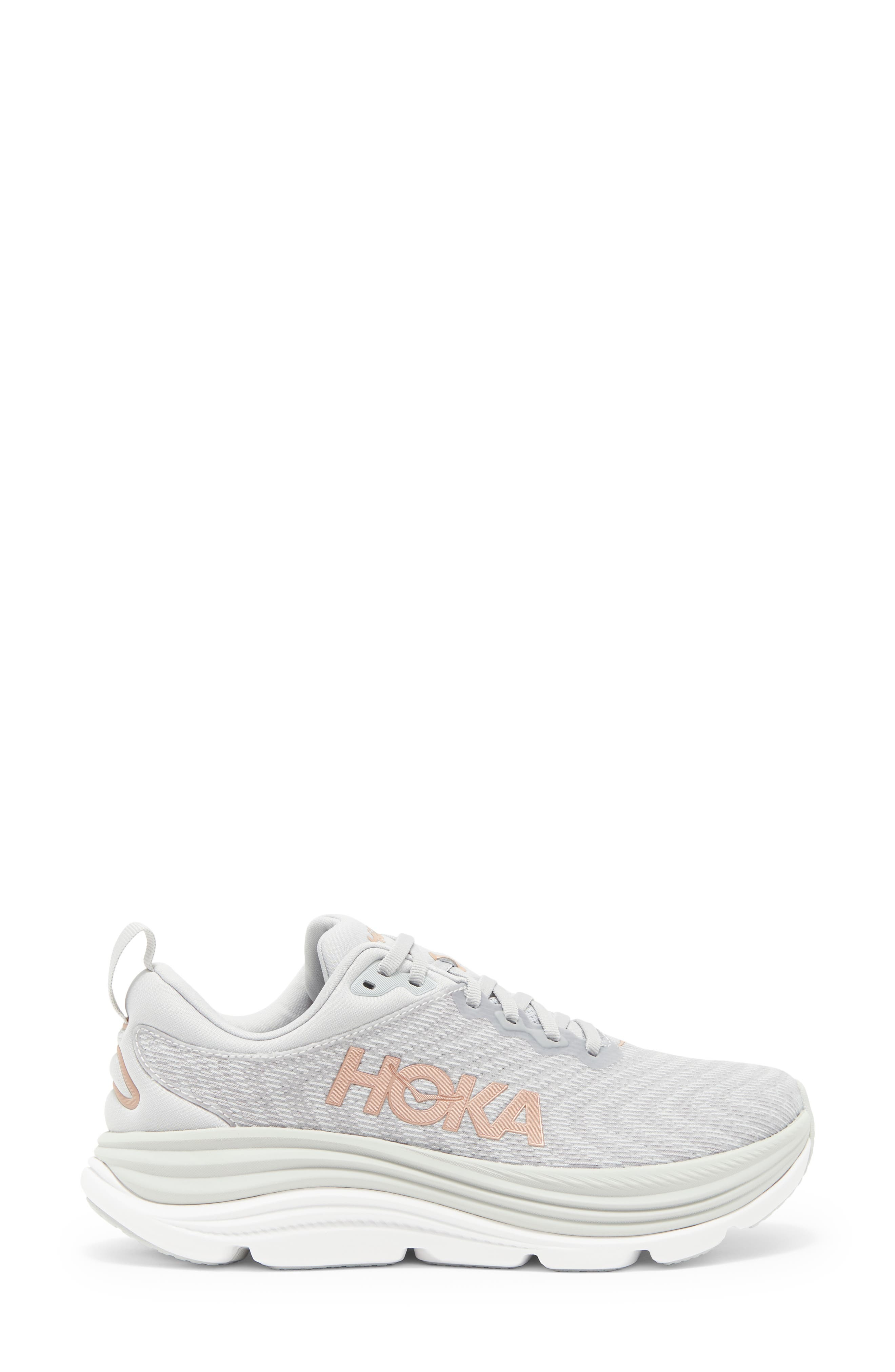 HOKA Gaviota 5 Running Shoe in Harbor Mist /Rose Gold at Nordstrom - 3