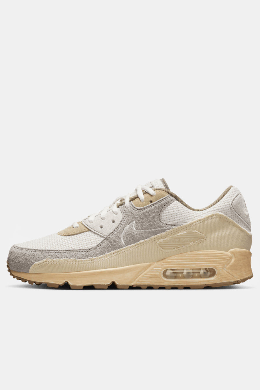 Air Max 90 Premium Sneaker in Muslin/Sail/Pale Ivory/College Grey - 1
