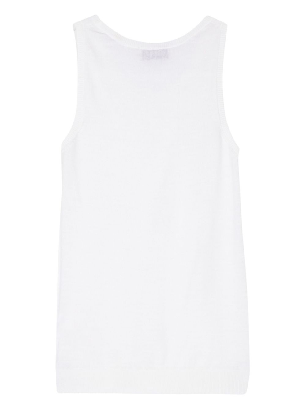 sleeveless knitted top - 2