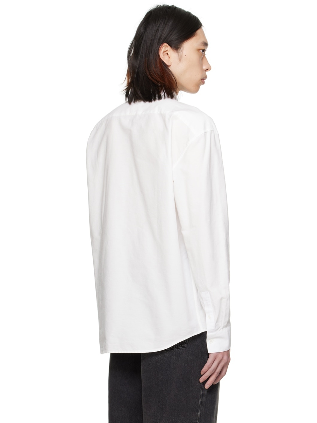 White Lyrique Accent Shirt - 3