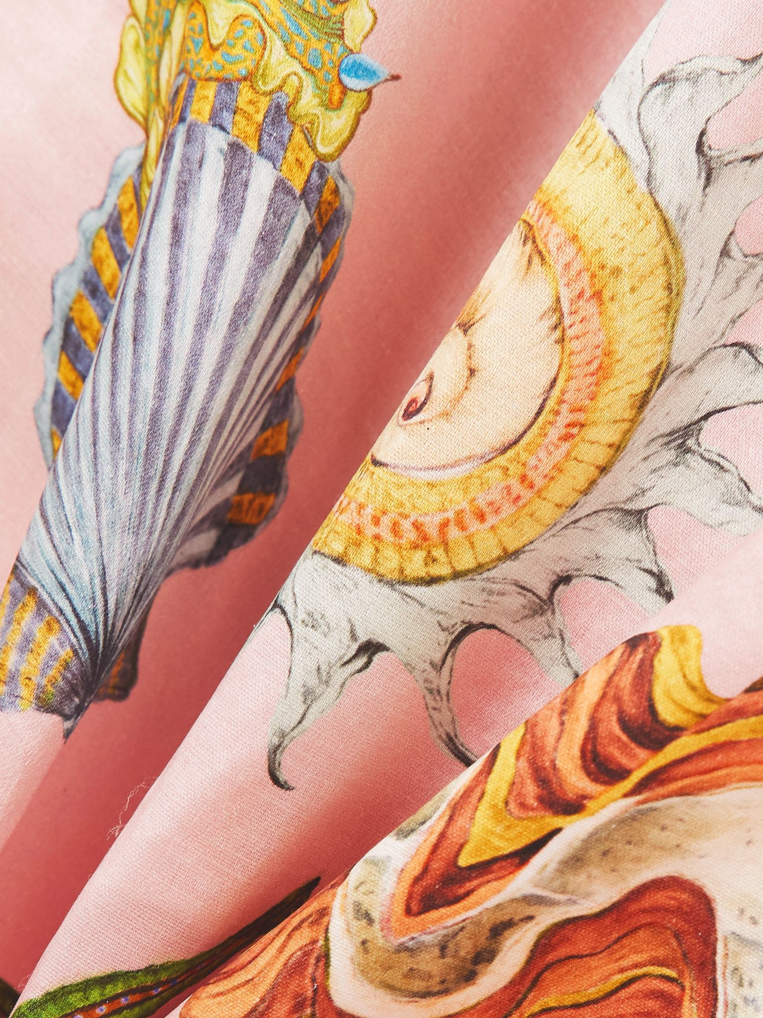 + Sam Pauletto Nereids printed hemp and silk-blend camisole Pink - 4