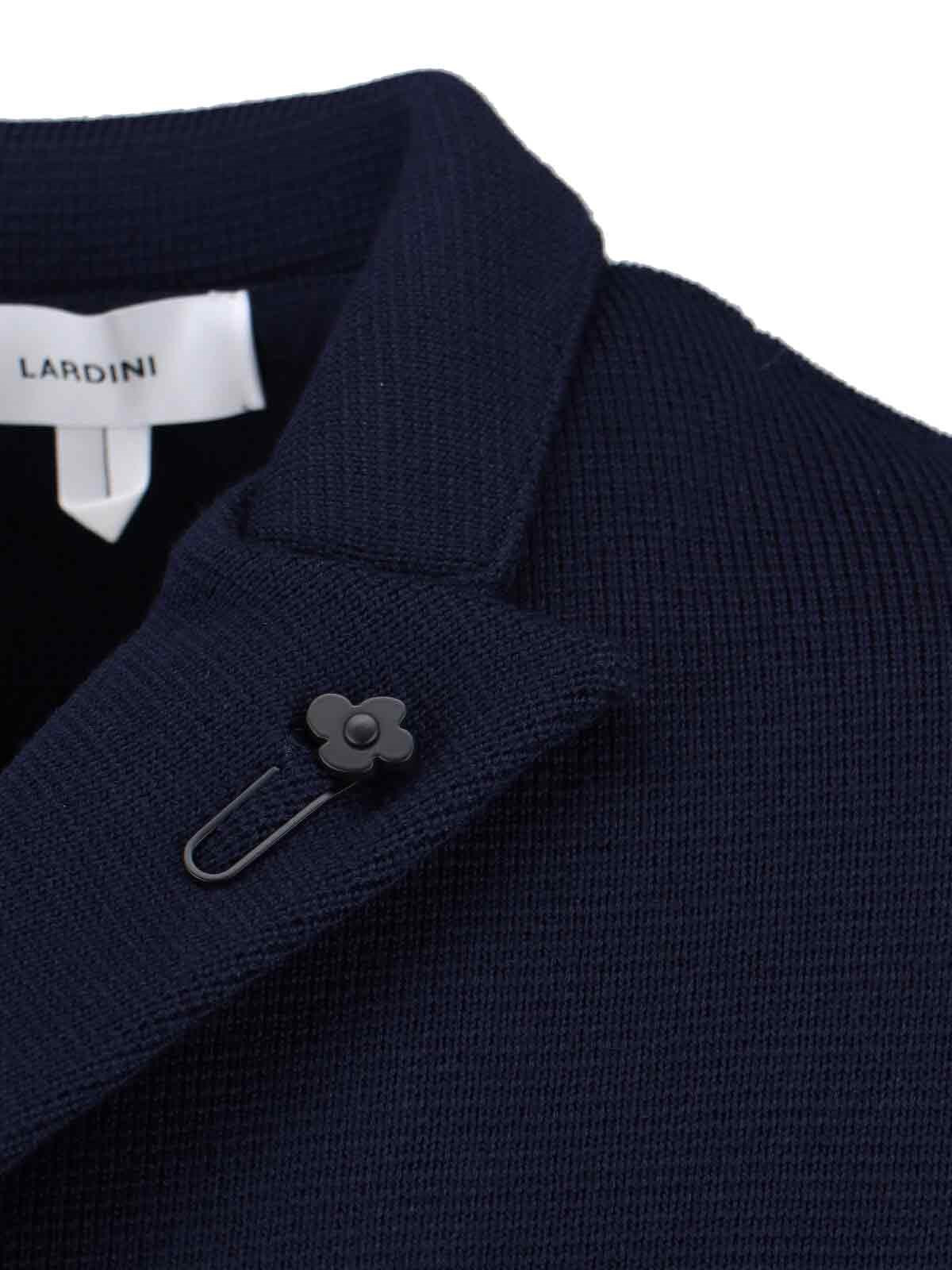 DOUBLE-BREASTED VIRGIN WOOL BLAZER - 5