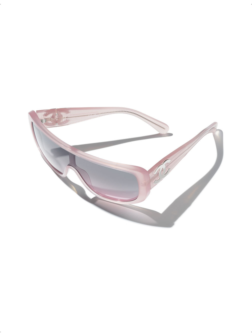 CH5495 shield-frame acetate sunglasses - 4