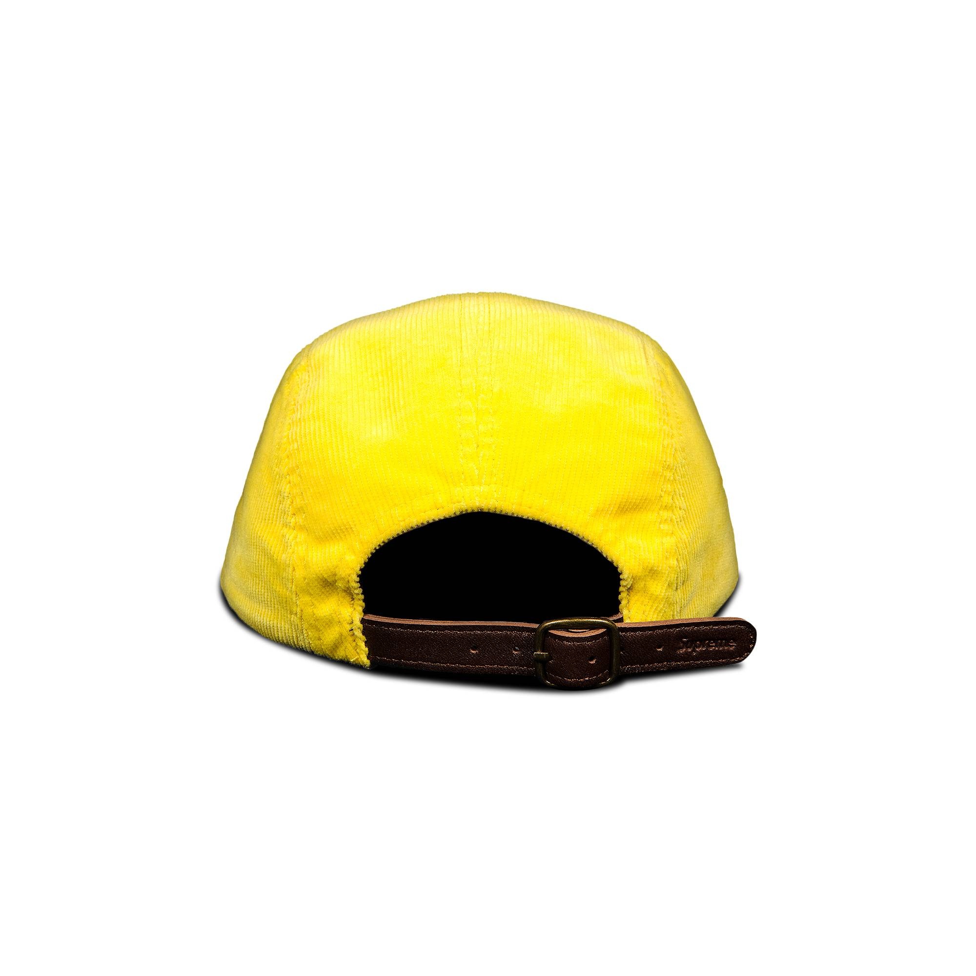 Supreme Fine Wale Corduroy Camp Cap 'Yellow' - 2