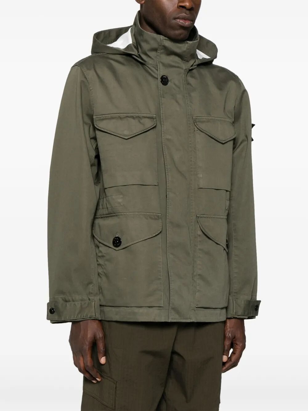 Stone Island Men Waterproof And Windproof Field Jacket - 4