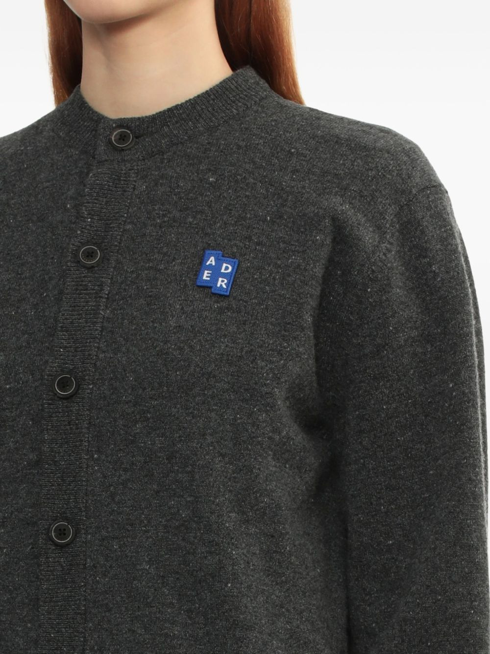 Sig; BL Tag logo-patch button cardigan - 5