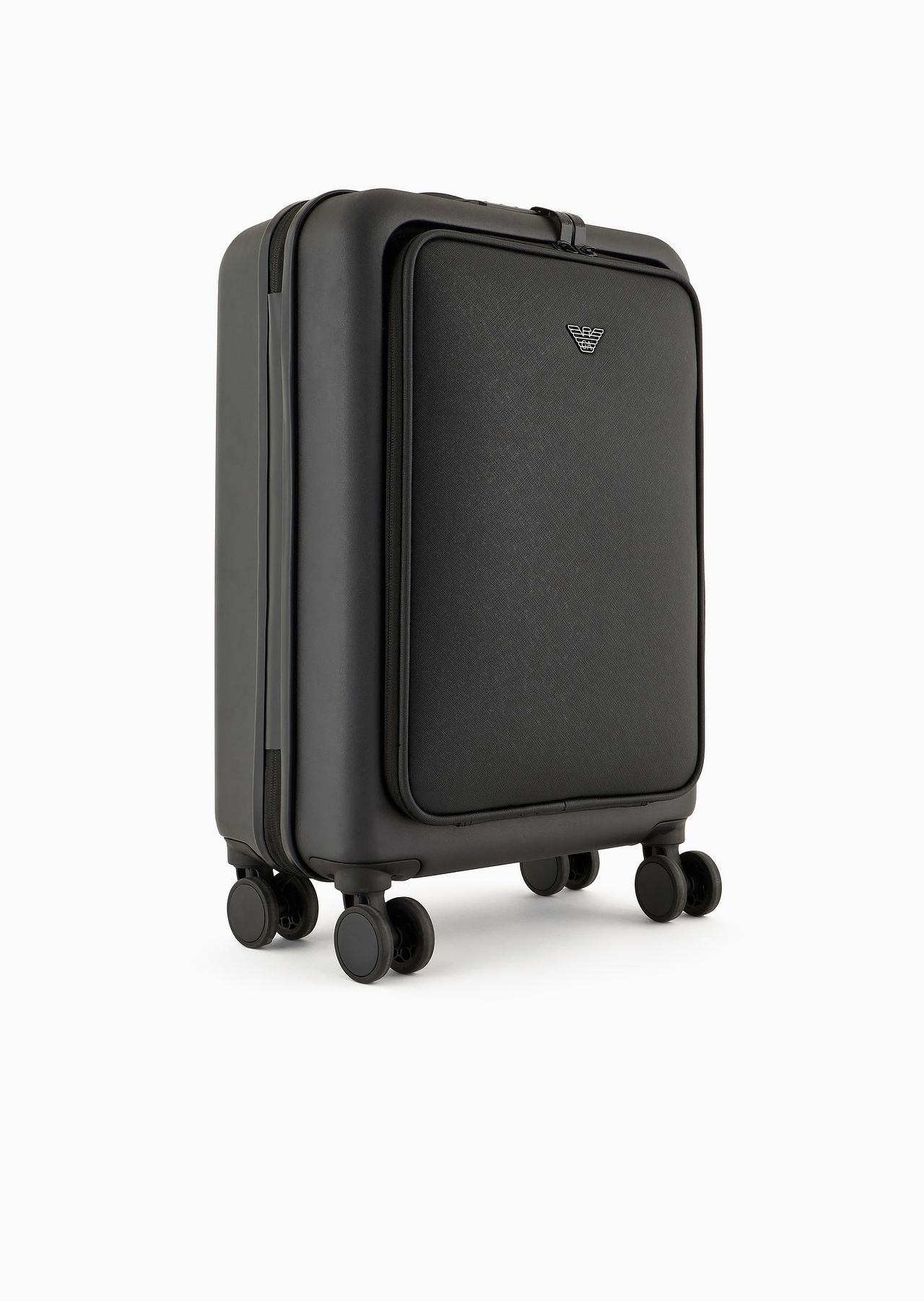 ABS carry-on case with Saffiano detail and eagle plate - 2