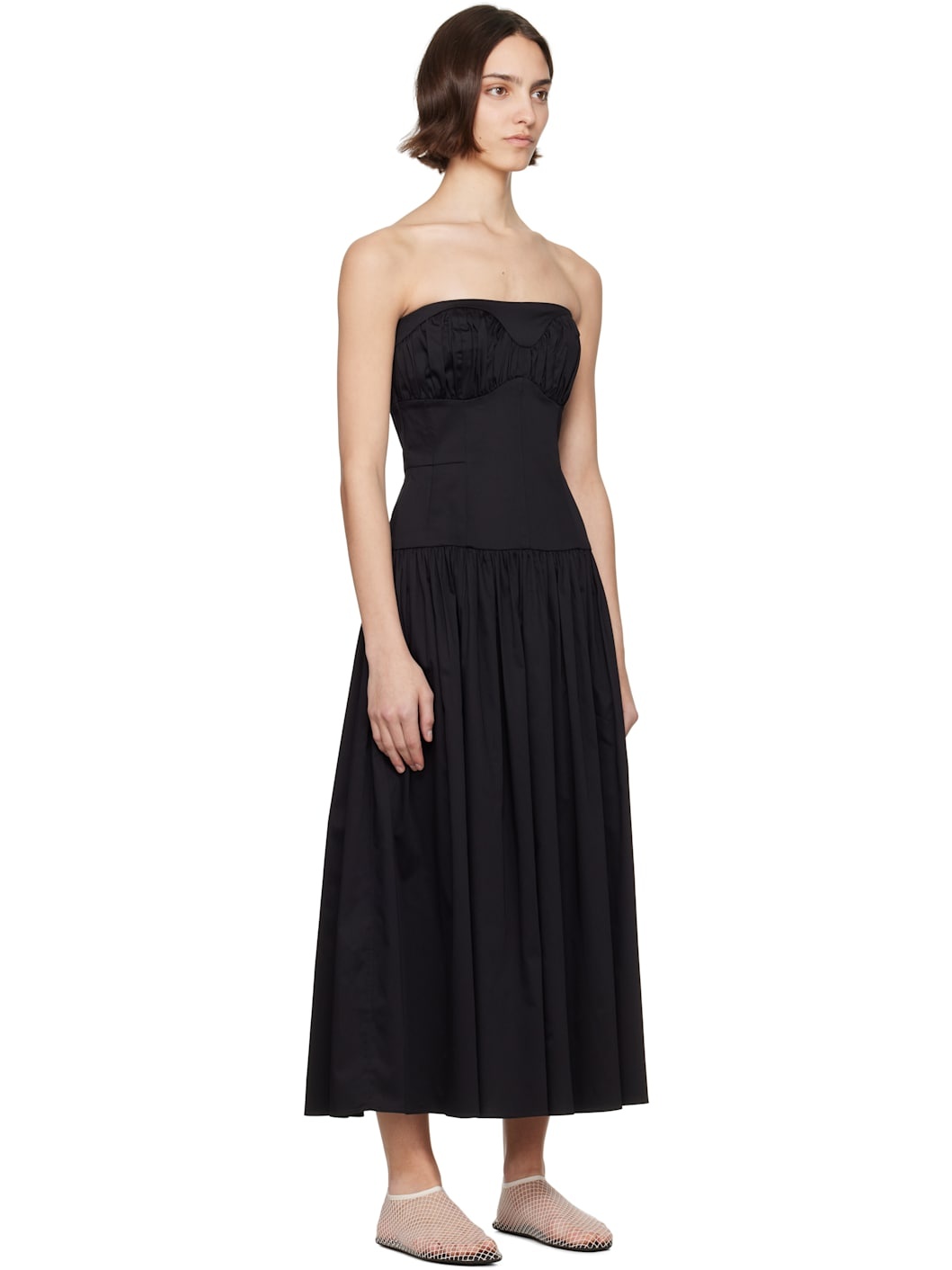 Black Lauryn Midi Dress - 2