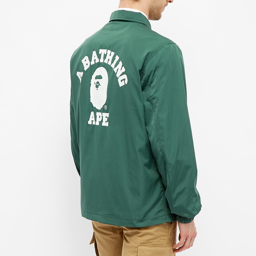 A Bathing Ape College Coach Jacket - 6