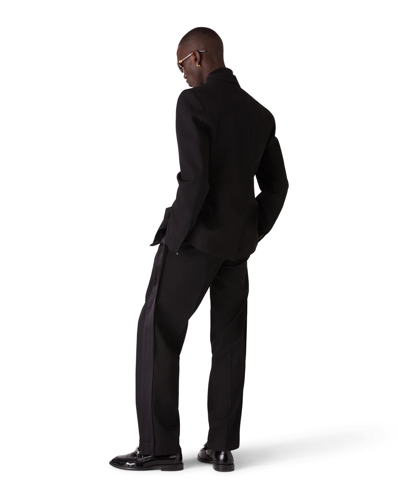 Wool Double Breasted Jacket | Casablanca Paris - 3
