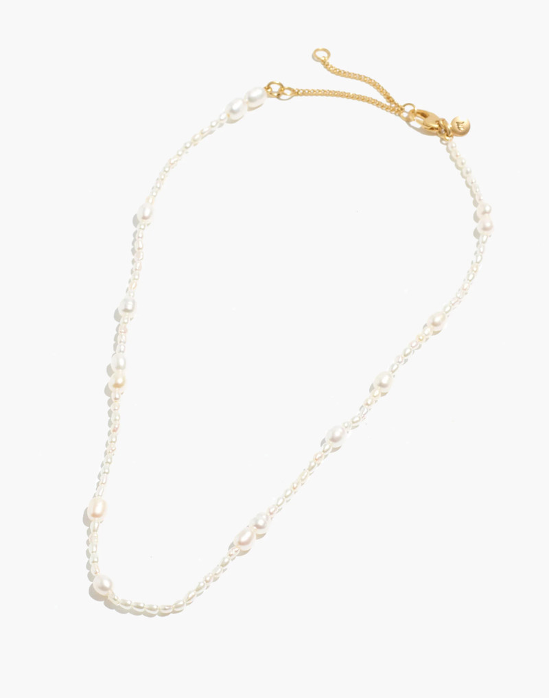 Mixed Pearl Beaded Choker Necklace 3