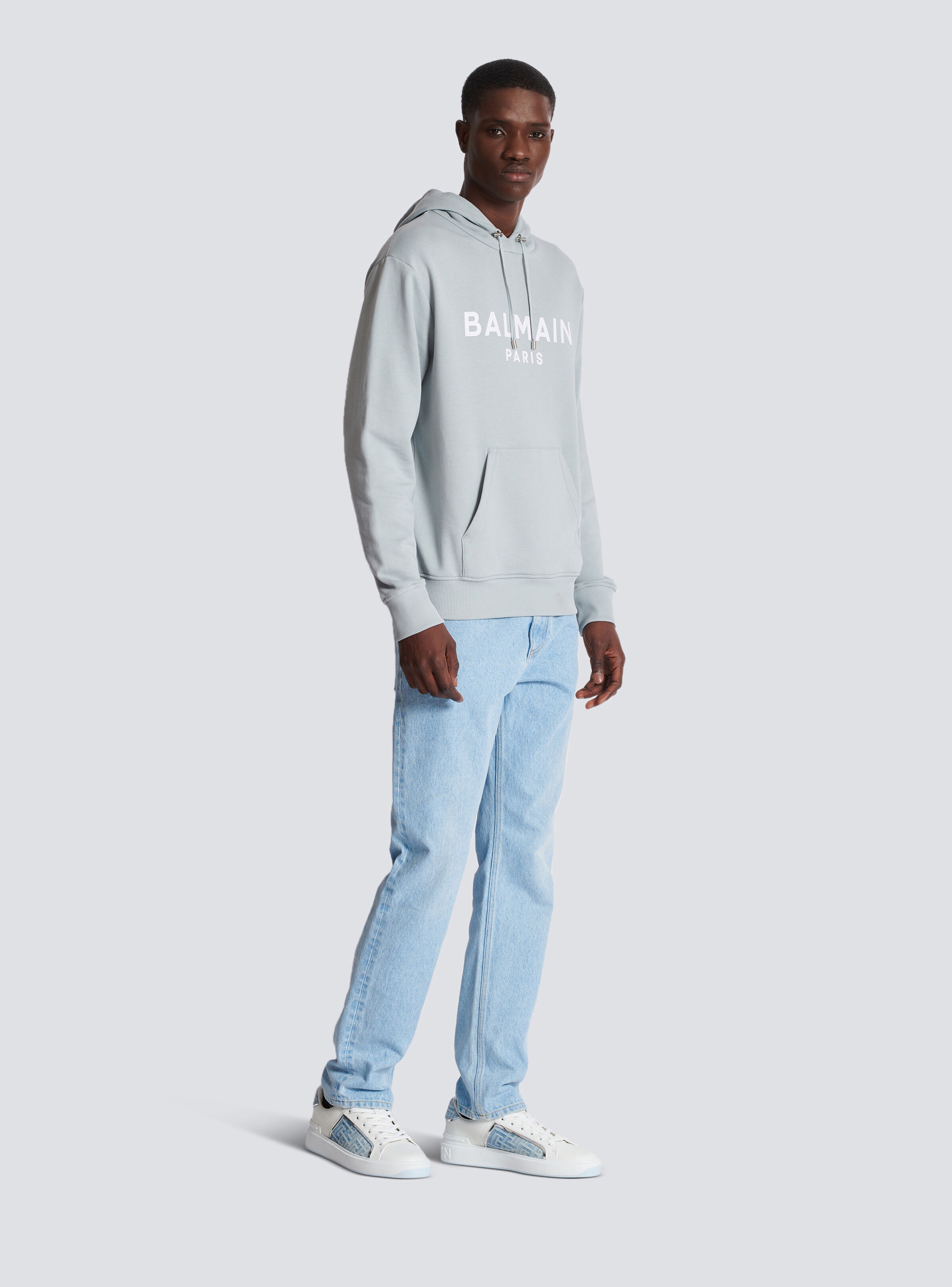 Printed Balmain Paris hoodie - 3