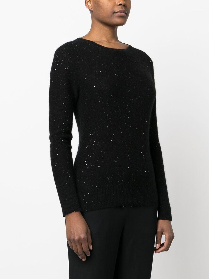 sparkly long-sleeve jumper 3