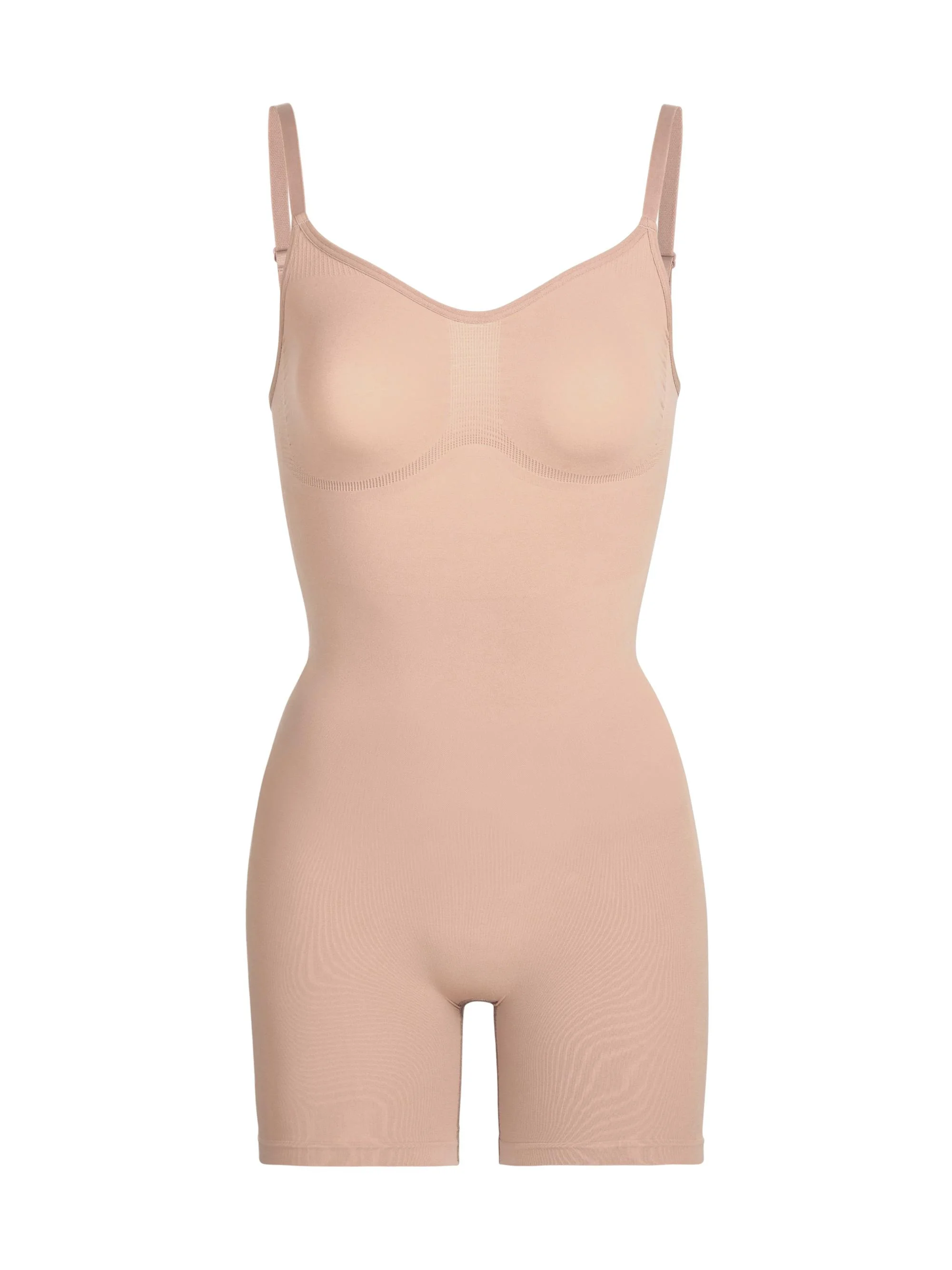 Women's Seamless Sculpt Mid Thigh Bodysuit - Sienna - 1