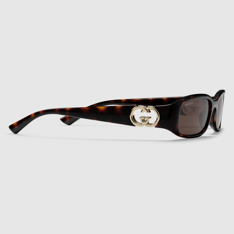 GUCCI Rectangular frame sunglasses outlook