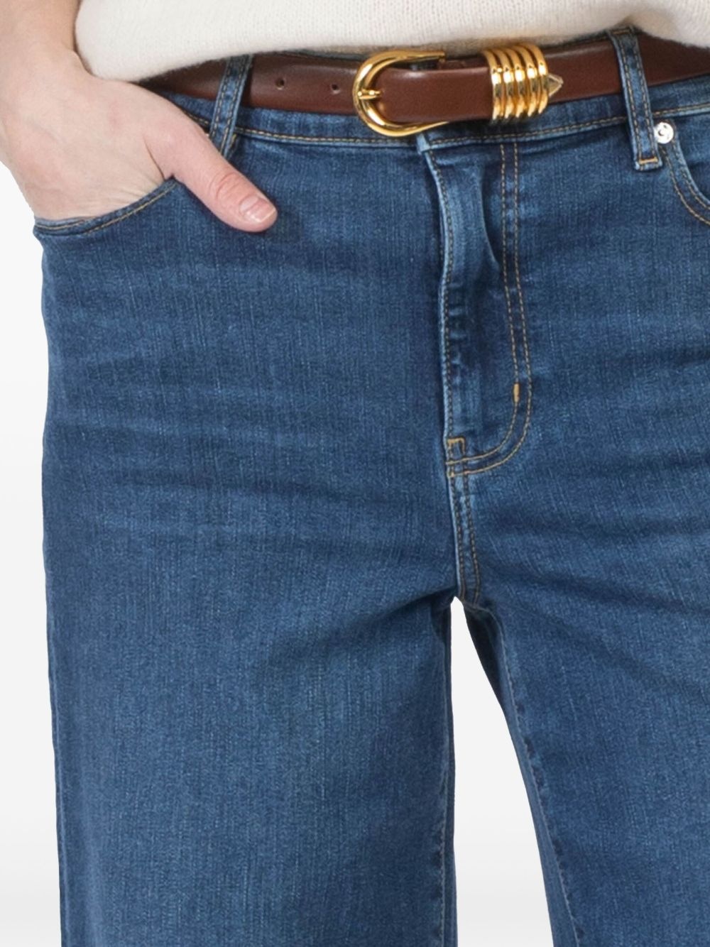 wide-leg jeans - 6