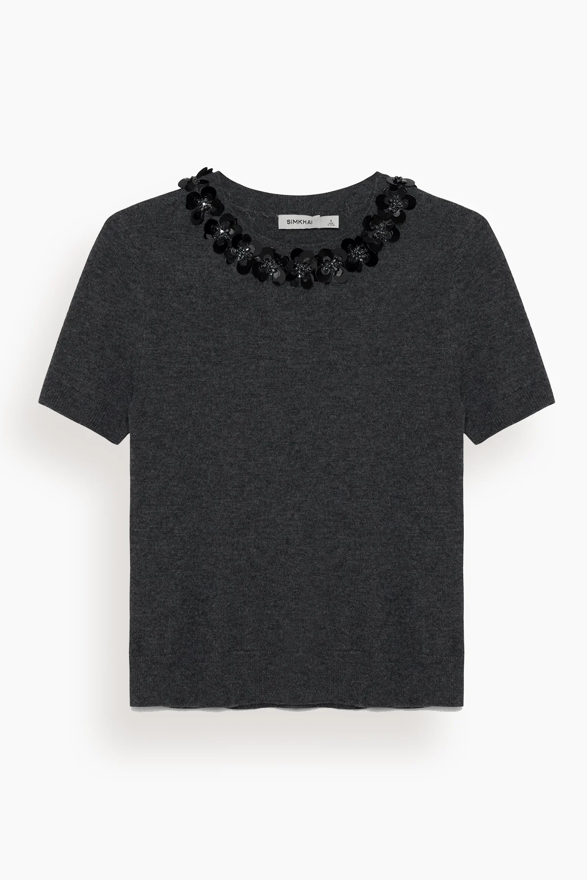 Sophie Top in Charcoal Dusty Blue - 1