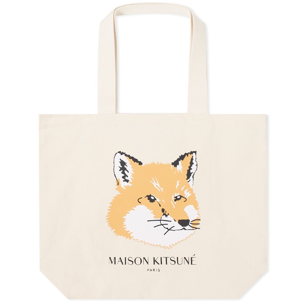 Maison Kitsuné Fox Head Tote Bag - 1