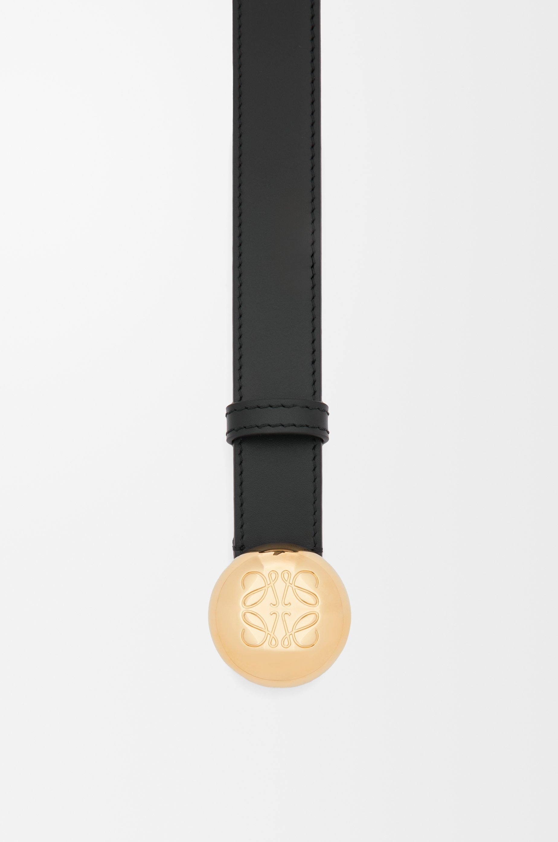 Pebble belt in smooth calfskin - 3