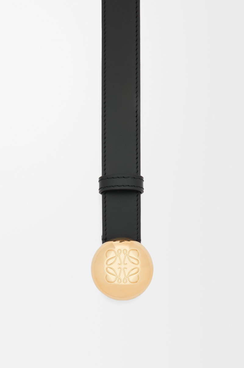 Pebble belt in smooth calfskin 3