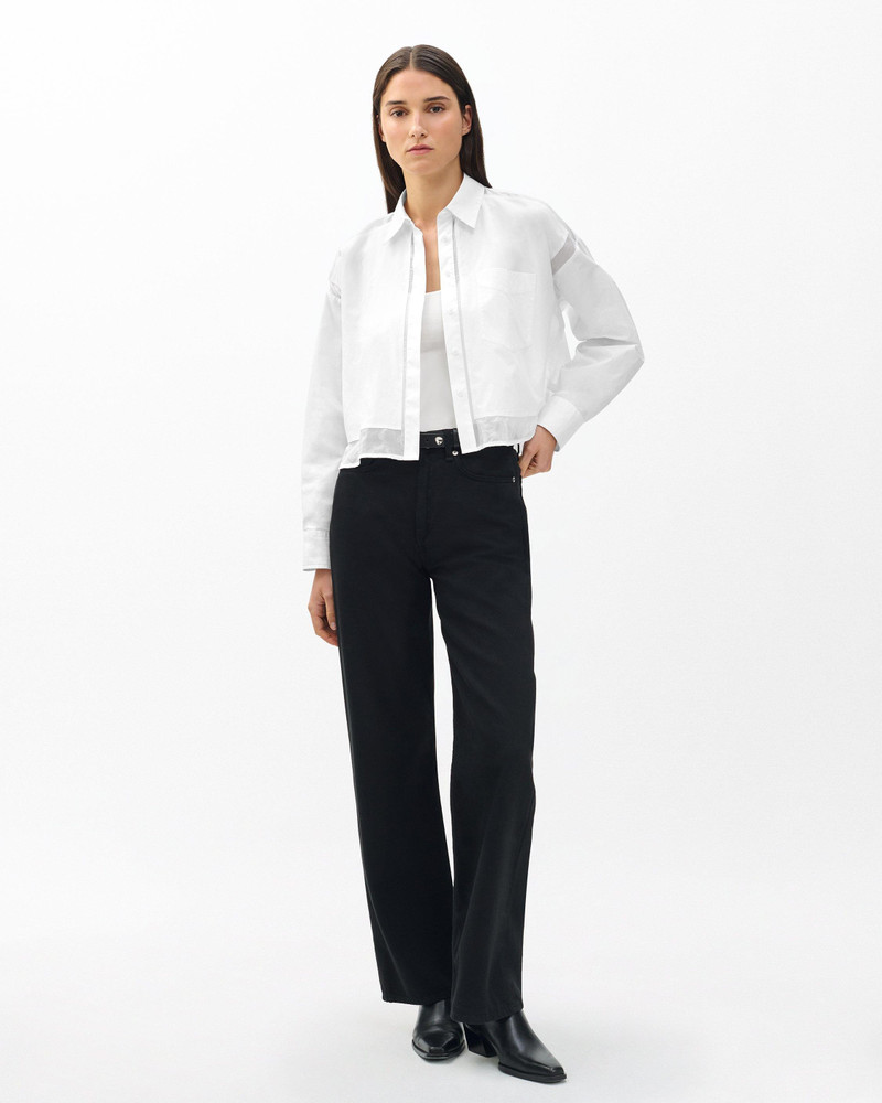 rag & bone Beatrice Poplin-Organza Shirt outlook