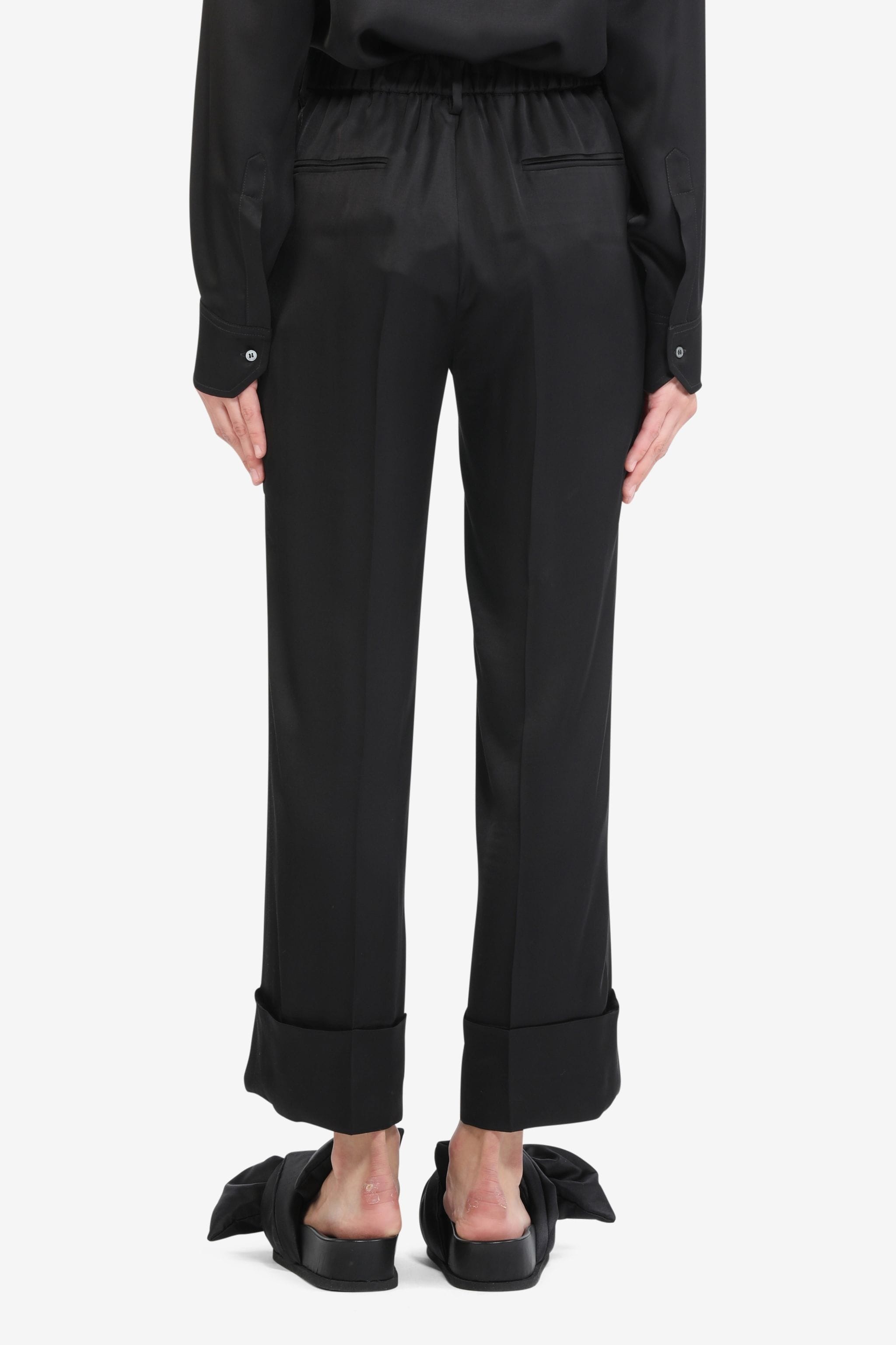 CROPPED STRAIGHT-LEG TROUSERS - 2