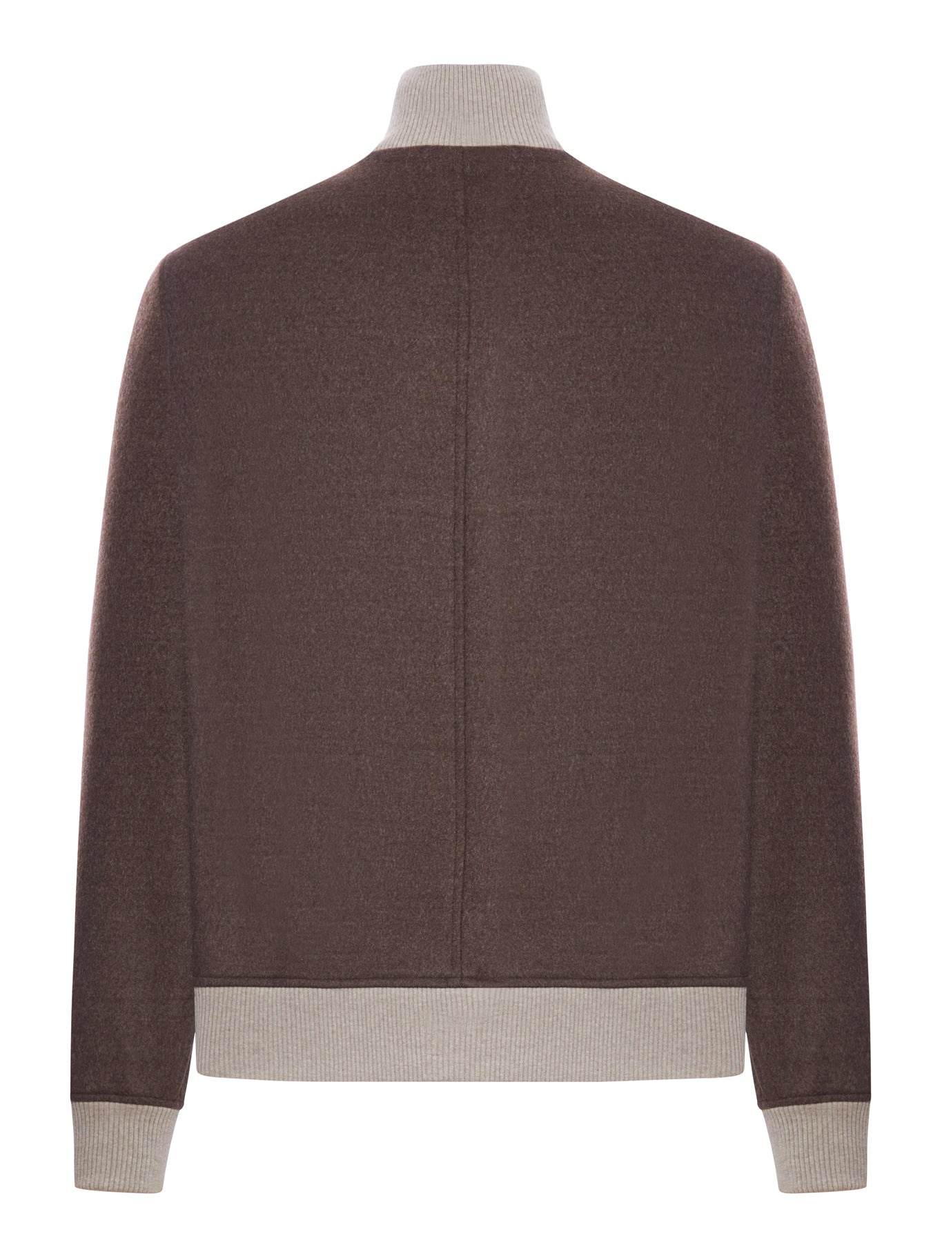 DOUBLE WOOL FLANNEL BOMBER - 2