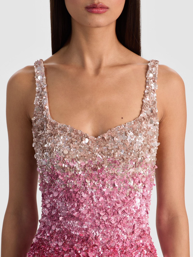 Alice + Olivia EVE EMBELLISHED MINI DRESS outlook