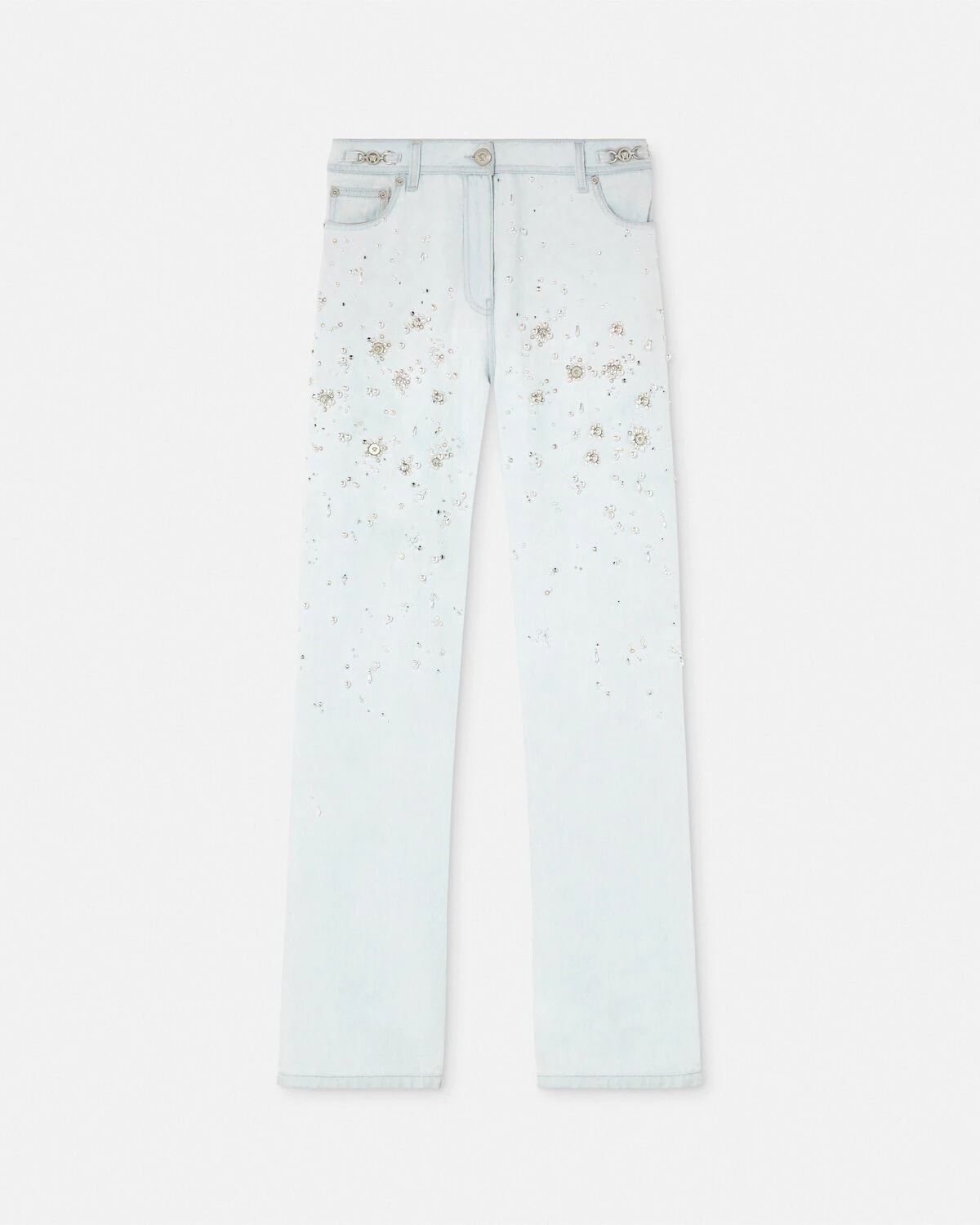 Embellished Boyfriend Jeans - 1