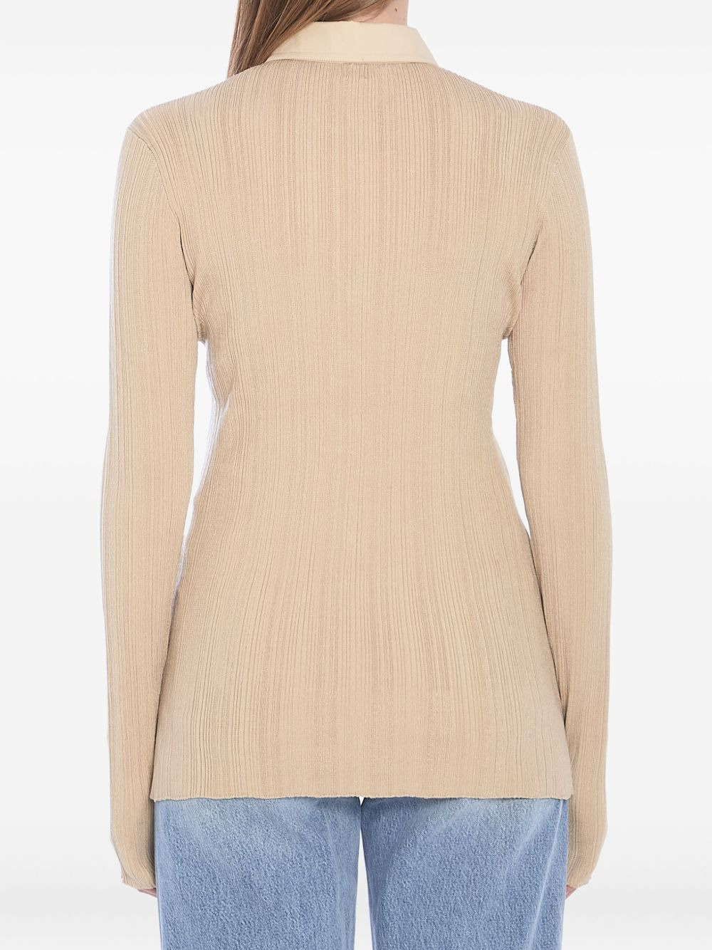 knitted polo shirt - 4