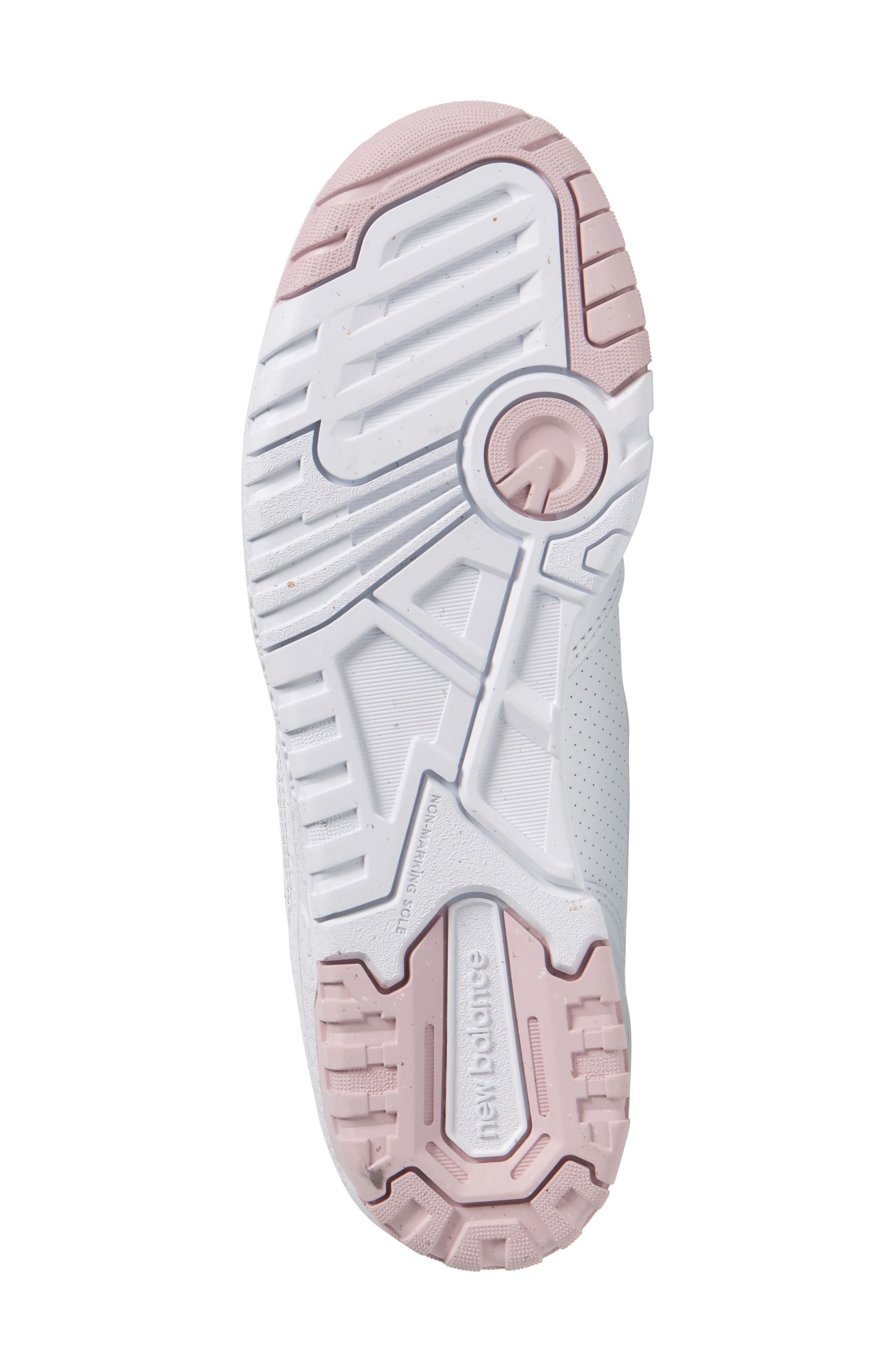 New Balance 550 Basketball Sneaker in White/Twilight Haze at Nordstrom - 6