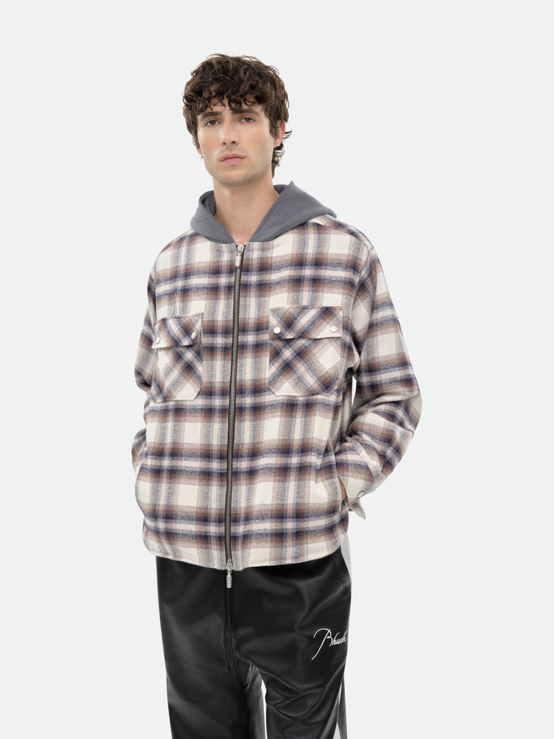 HOODED FLANNEL JACKET 6