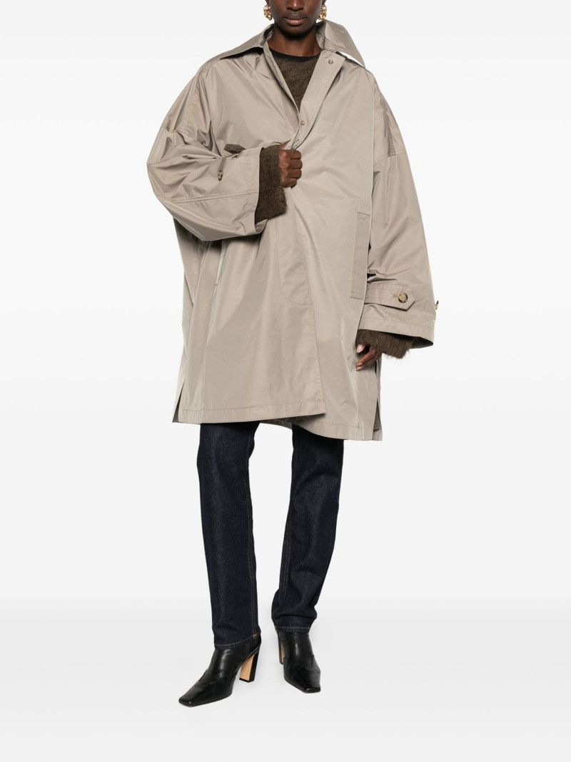 TOTEME drop-shoulder trench coat outlook