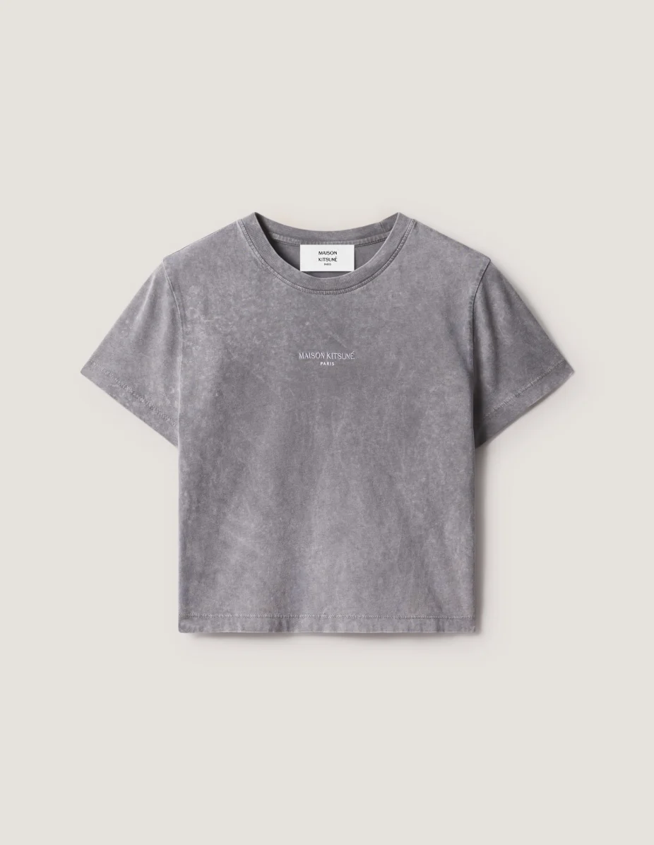 MAISON KITSUNE PARIS FADED BABY TEE-SHIRT - 1
