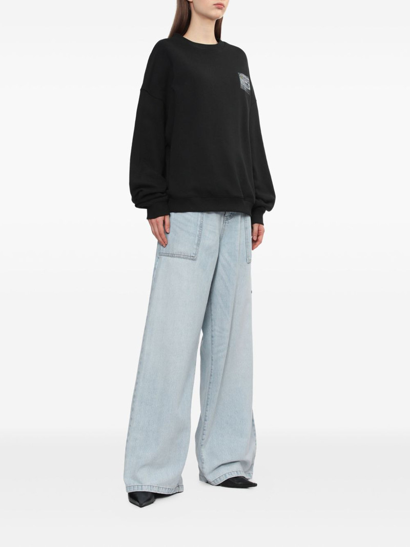 We11done graphic-print sweatshirt outlook