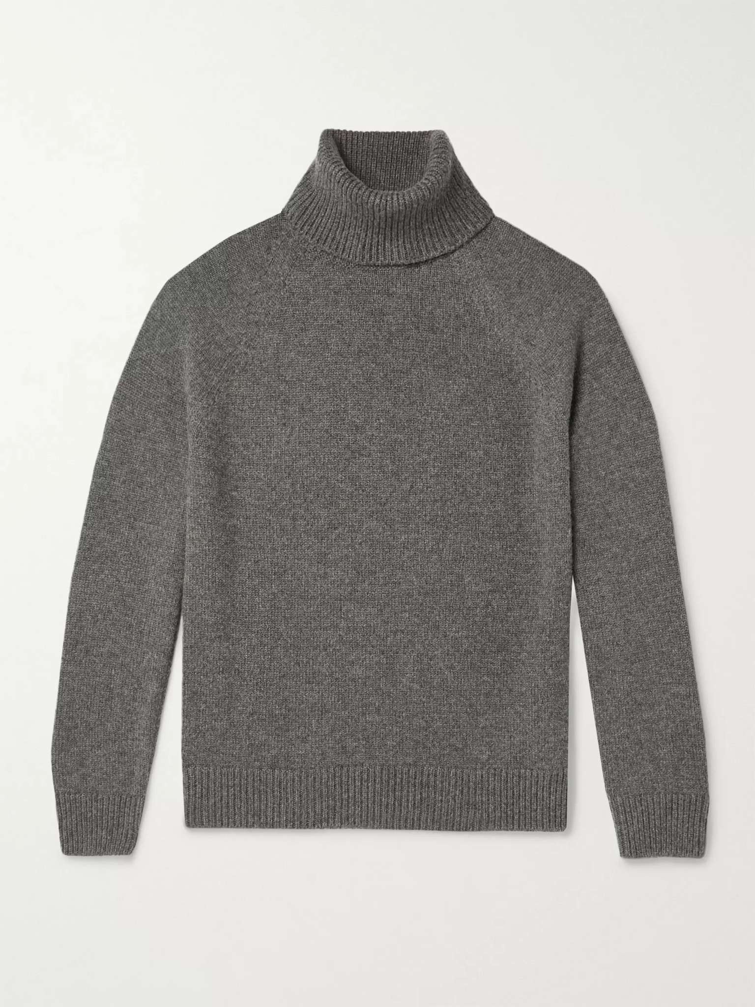 Camel Hair Rollneck Sweater - 1