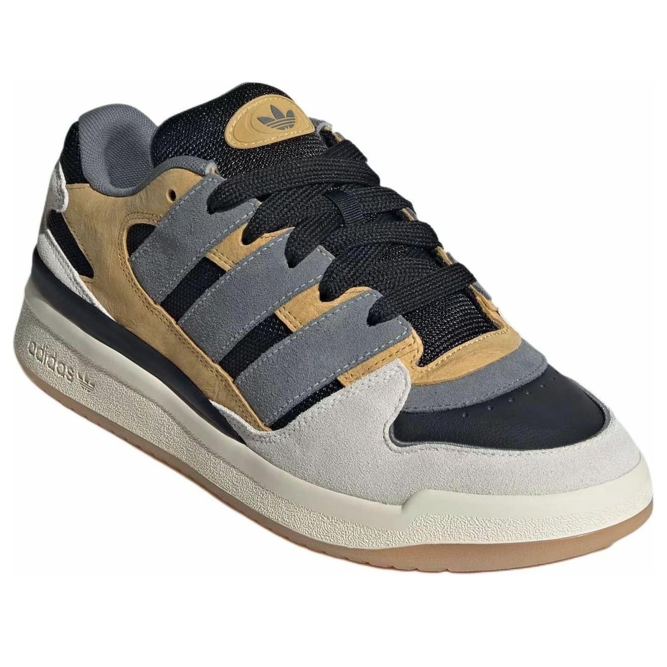 adidas Forum Puffed 'Black Oat Off White' JS3158 - 2