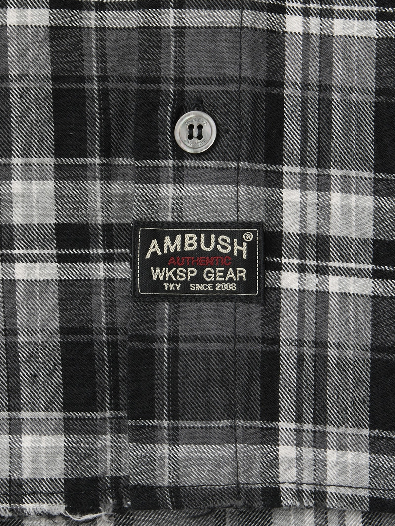 DAMAGED CHECK SHIRT 4